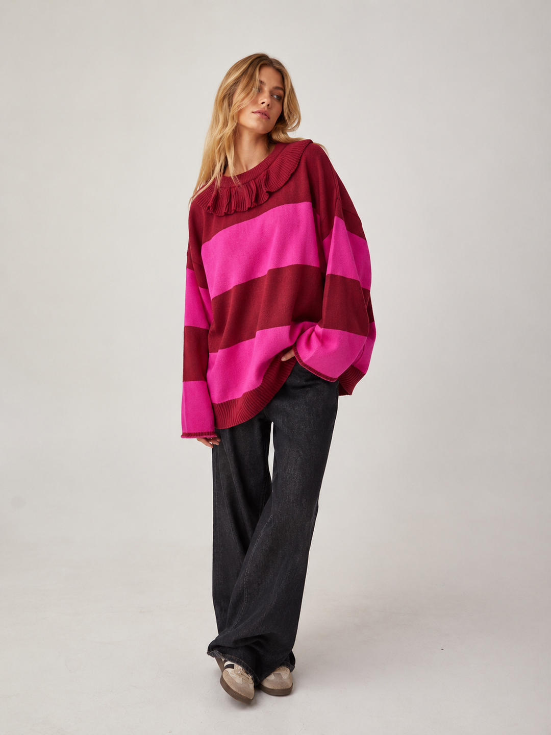 SWEET TROUBLE SWEATER BURDEO FUCSIA