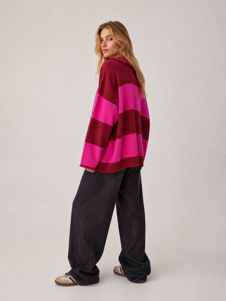 SWEET TROUBLE SWEATER BURDEO FUCSIA