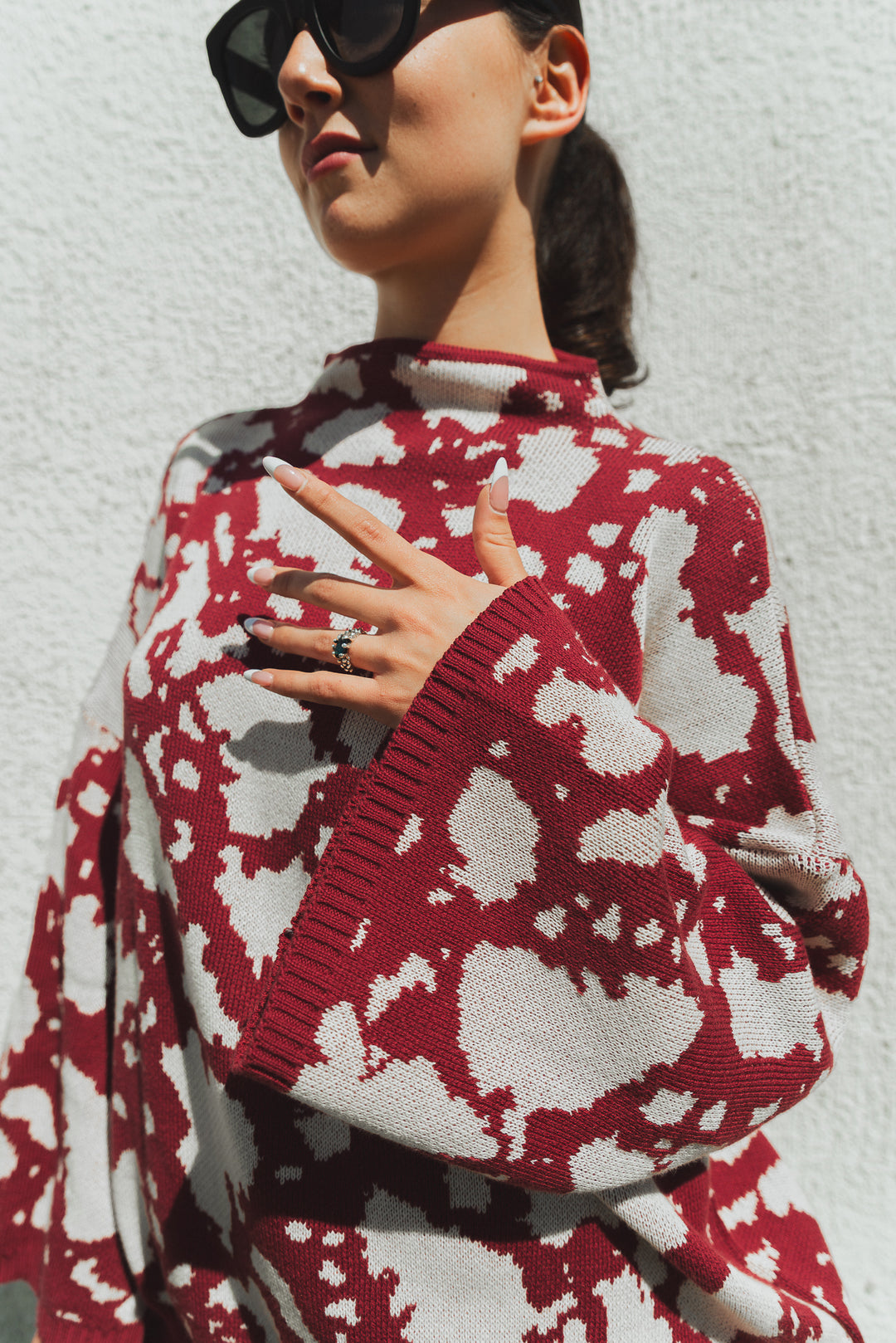 SWEATER VACA OVERSIZE - BURDEO CRUDO