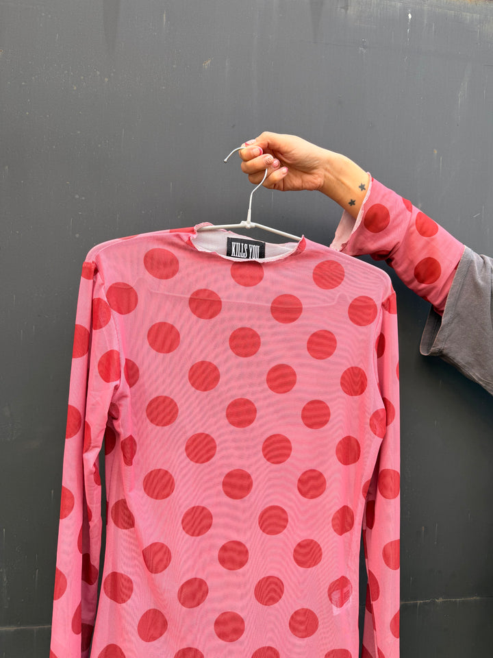 POLERA RAFAELLA LUNARES- FUCSIA
