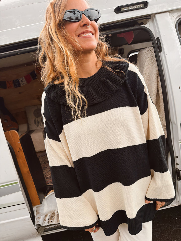 SWEET TROUBLE SWEATER NEGRO CRUDO