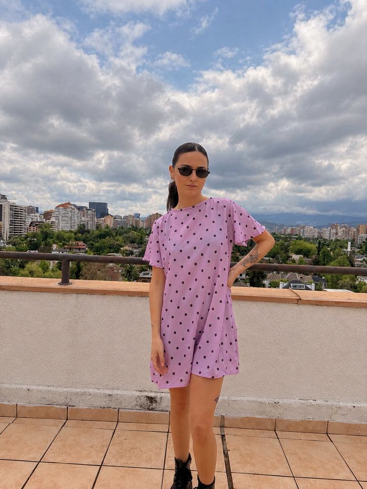 SWEET DOT DRESS - ROSA