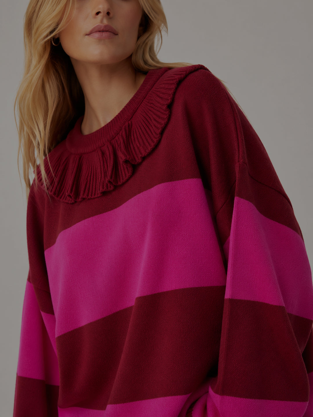 SWEET TROUBLE SWEATER BURDEO FUCSIA