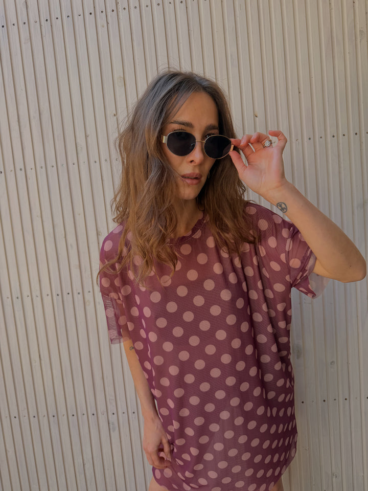 DOTTY DRESS - LILA