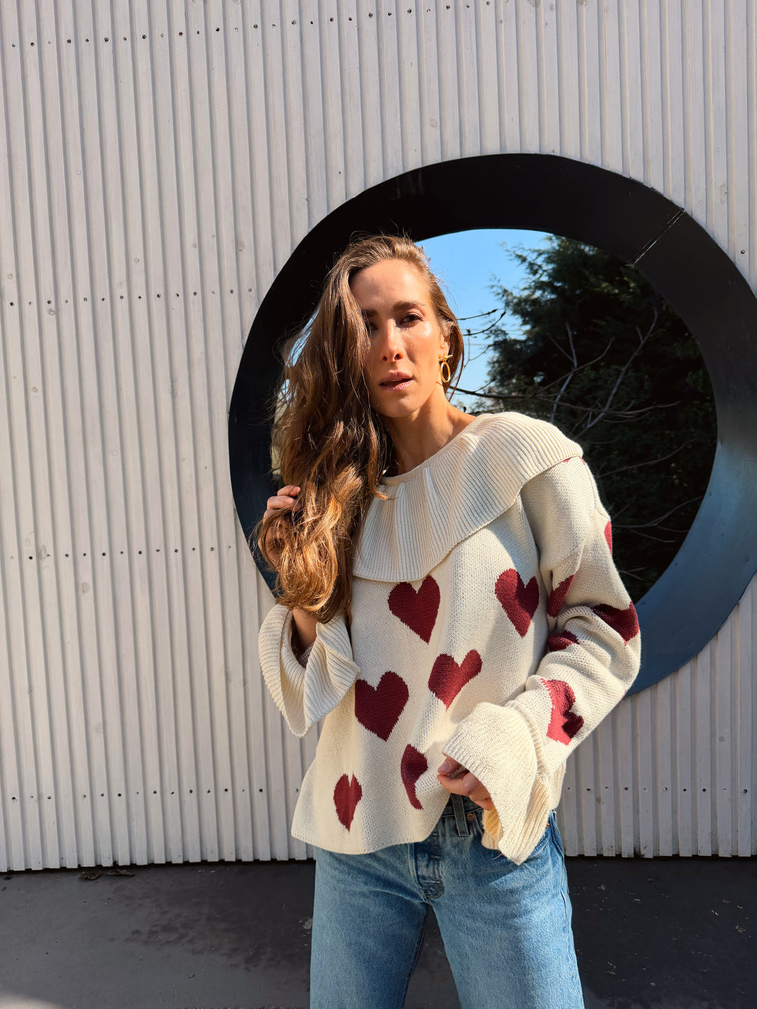 HEART RIOT SWEATER - CRUDO