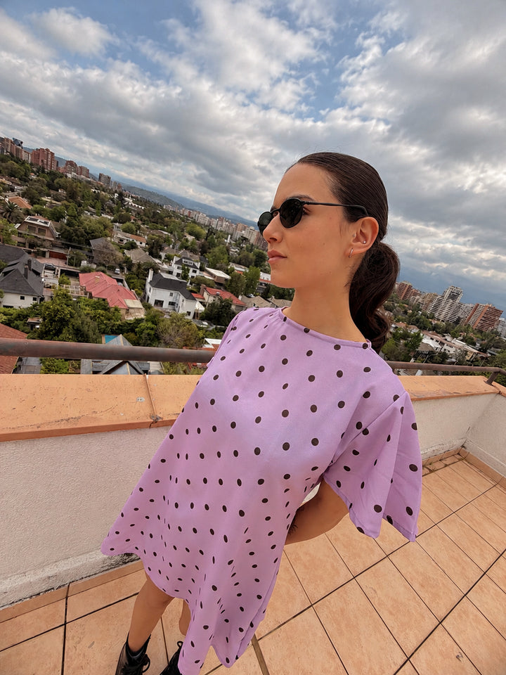 SWEET DOT DRESS - ROSA
