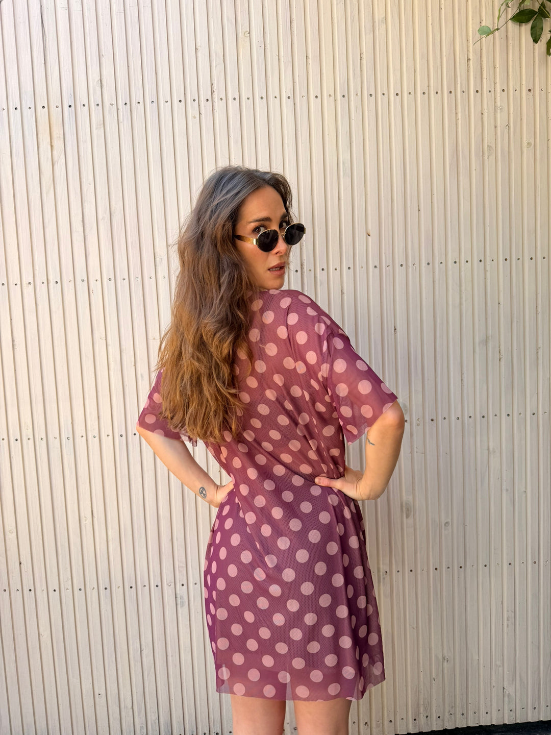 DOTTY DRESS - LILA
